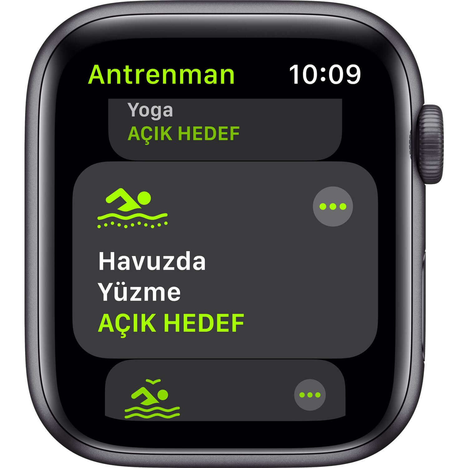Apple Watch SE 44mm GPS Space Gray Alüminyum Kasa ve Siyah Spor Kordon MYDT2TU/A Apple Watch SE 44mm GPS Space Gray Alüminyum Kasa ve Siyah Spor Kordon MYDT2TU/A